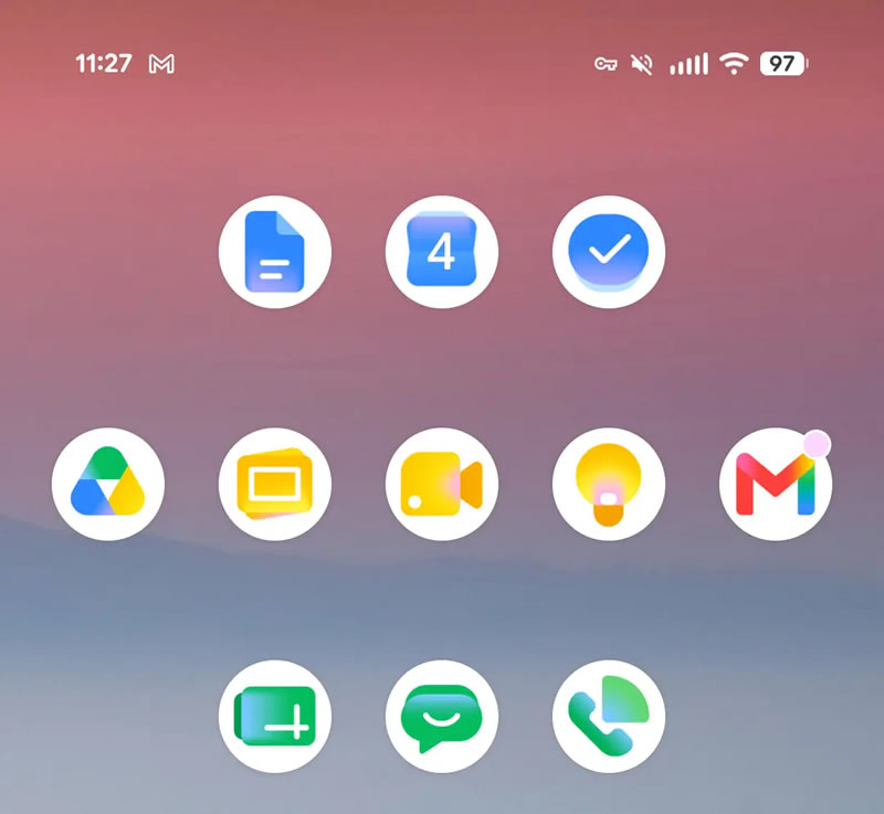 Обновление дизайна приложений Google Workspace