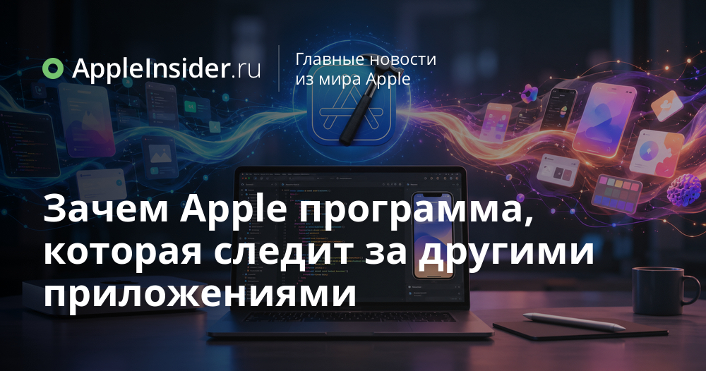 Наблюдение за приложениями в фокусе Apple