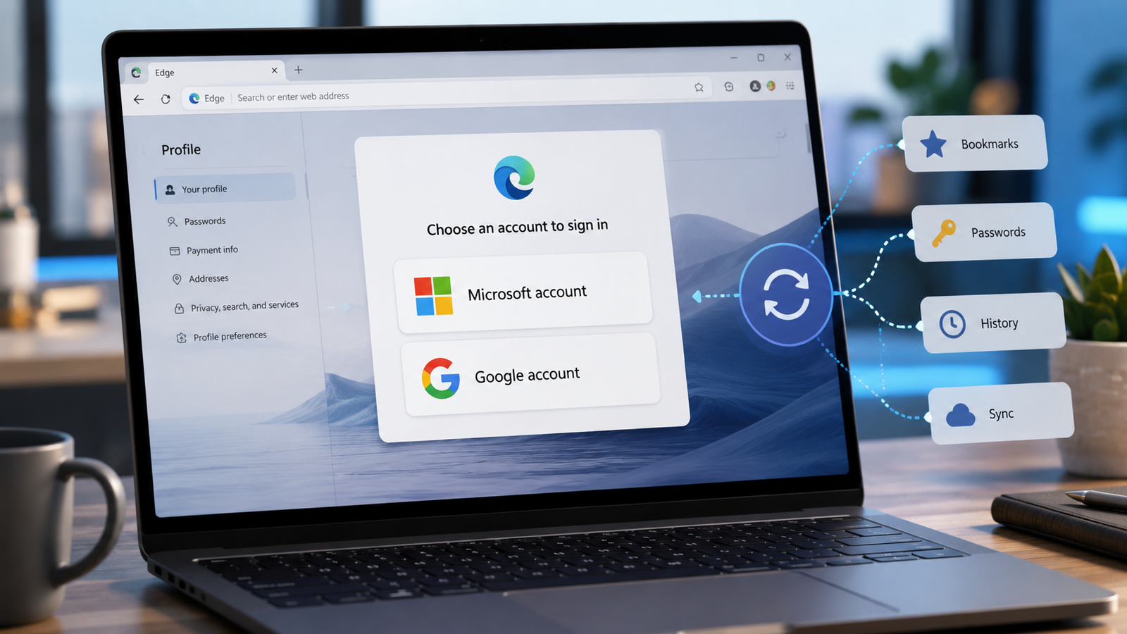 Microsoft Edge теперь поддерживает вход через Google