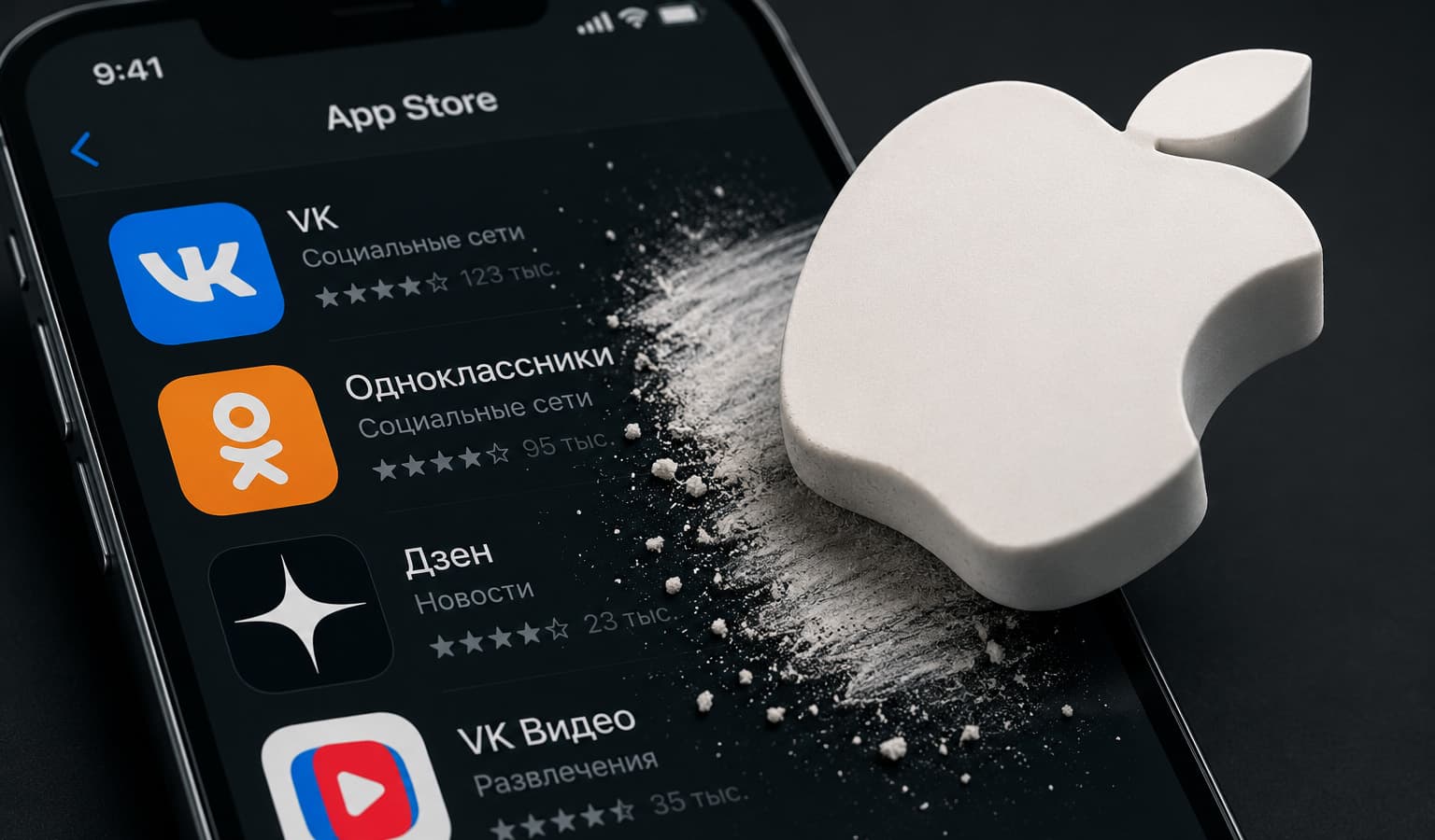 Причины удаления российских приложений из App Store